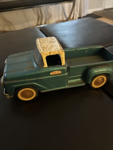 Vintage Tonka Metal Pickup Truck Aqua Mound Minn - Picture 10 of 12