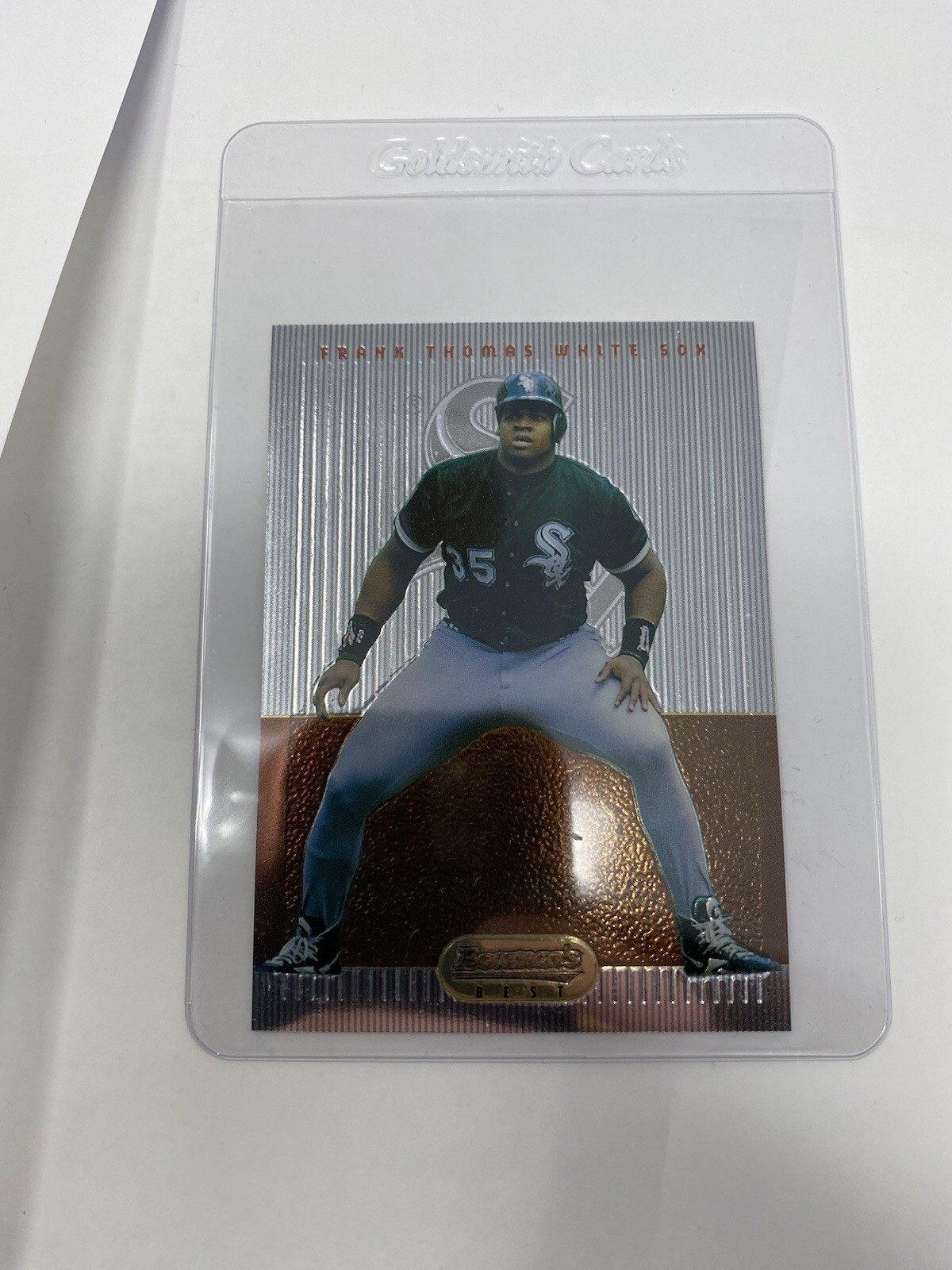 1995 Bowman's Best Frank Thomas Baseball Card