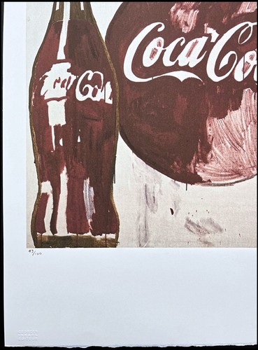 ANDY WARHOL - Coca-Cola - signiert, nummerierte Auflage 49/100, 38 x 56 cm - Bild 3 von 7