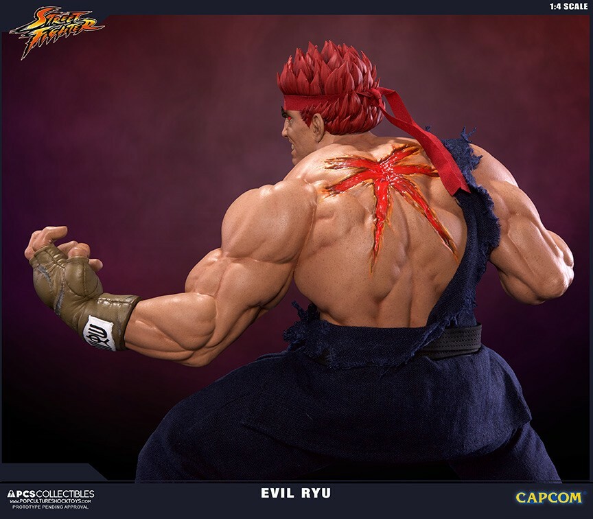 POP CULTURE SHOCK Street Fighter Evil Ryu - Murderous Intent LE 8