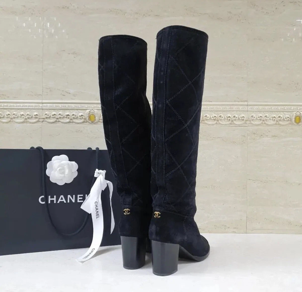 Chanel Pre-owned Women's Fabric Ankle Boots - Multicolor - EU 37.5