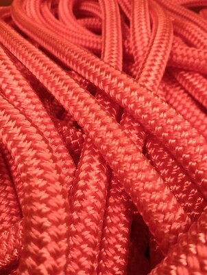 Black | Stiff 1/4 Double Braid Polyester Halter and Yacht Rope Black | Stiff 1/4 Double Braid Polyester Halter and Yacht Rope