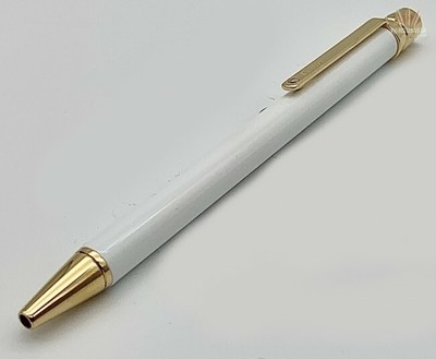 DE CARTIER WHITE LACQUER GOLDEN FINISH 