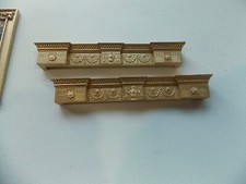 Dolls House  Window Curtain Box Pelmets Ornate  1 / 12 Th Scale