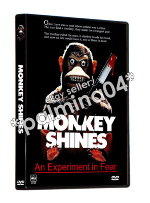 MONKEY SHINES (1988) DVD MOD George A. Romero Jason Beghe NTSC REG 1 RARE!