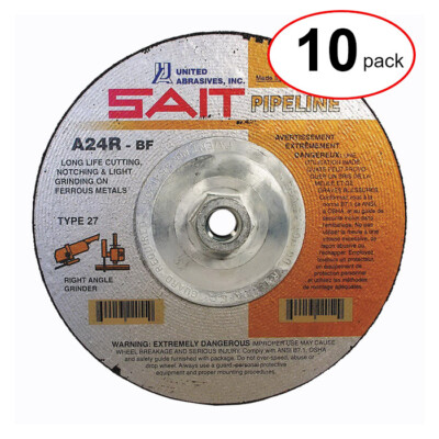 Sait 22140 - 5X1/8X5/8-11 Grinding Disk   -  (10Pack)