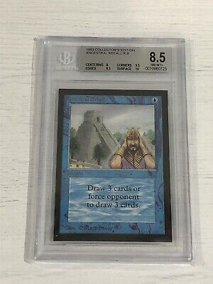 Ancestral Recall BGS 8.5 CE Collectors Edition MTG Magic The Ancestral Recall BGS 8.5 CE Collectors Edition MTG Magic The