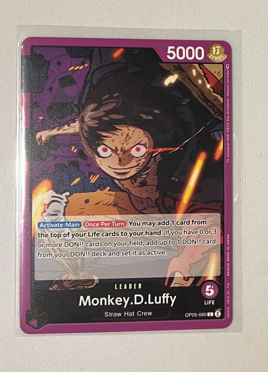 One Piece Card Game Monkey.D.Luffy (060) - Awakening of the New