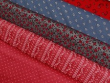 0,50 m Webstoff  100 % Baumwolle Blümchen Trachten Stoff  TM 2001 2003 3001