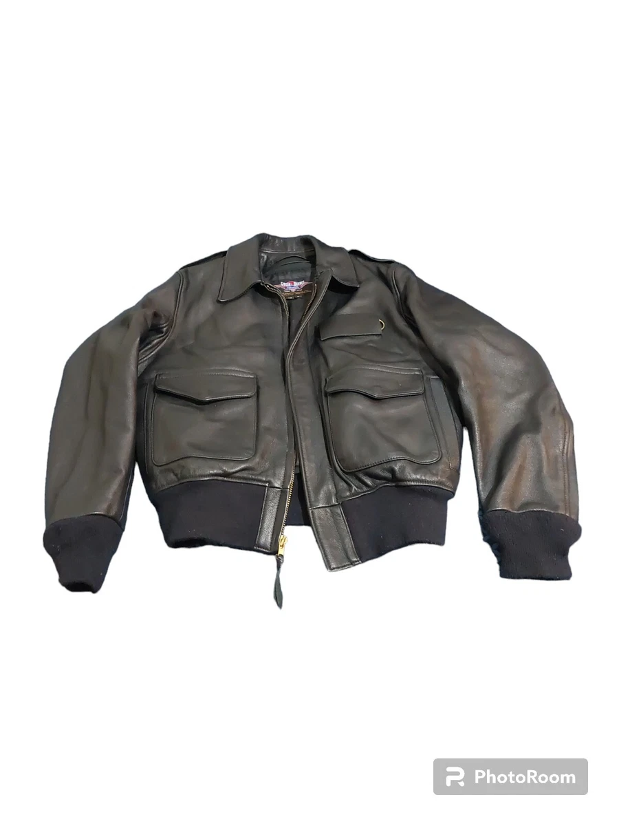 American airlines leather best sale jacket