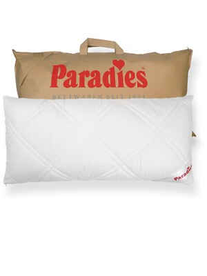 PARADIES Kopfkissen 40x80 cm Softy Top Plus Bio mit versteppten Bezug