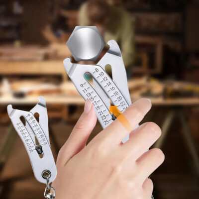 Precise Thread Size Checker Keychain Thread Size Verification Portable  US