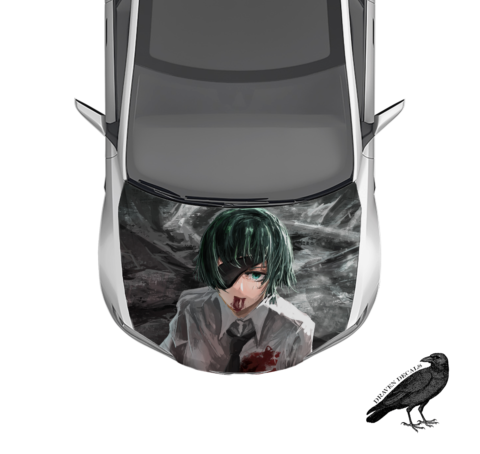 Himeno Peeker Chainsaw Man Anime Weatherproof Sticker 6 Car Decal