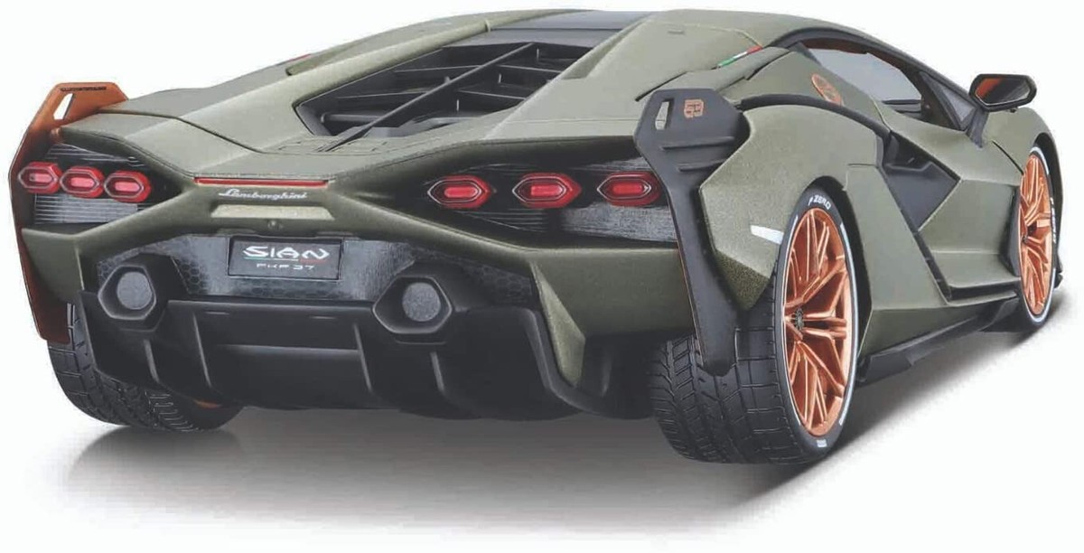 New 1/18 Lamborghini Sian FKP 37 Green Metallic Diecast