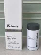 The Ordinary Hyaluronic Acid 2% + B5 Serum & Dermalogica Microfoliant - Glow! 