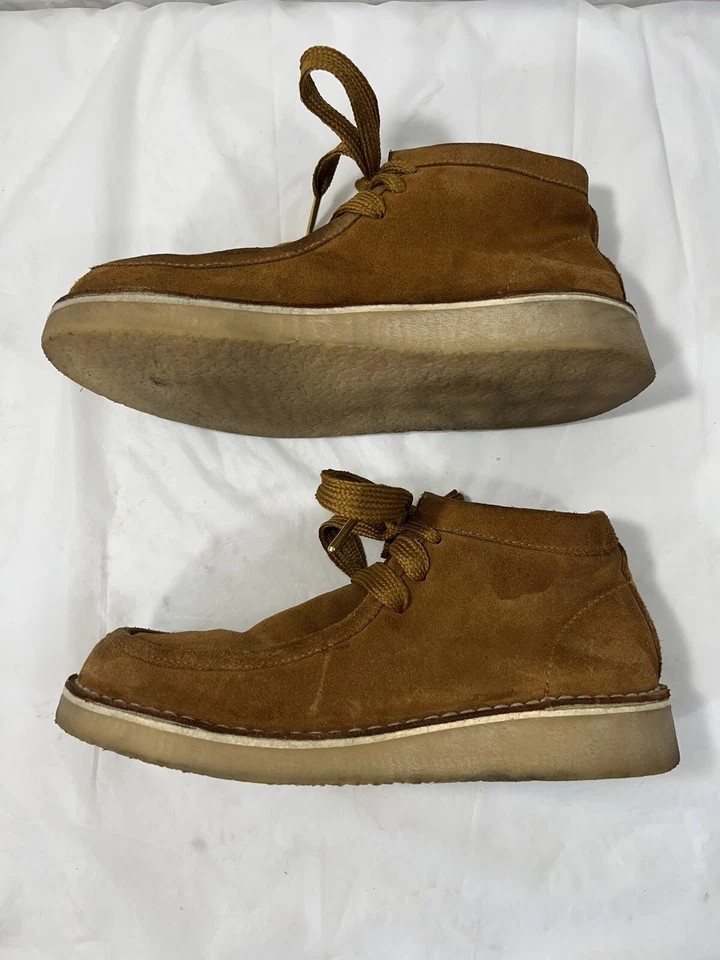 Free People Ashton Botines de Encaje de Gamuza Suave al Tobillo Zapatos Tostado Talla 8 Foto 4 de 4