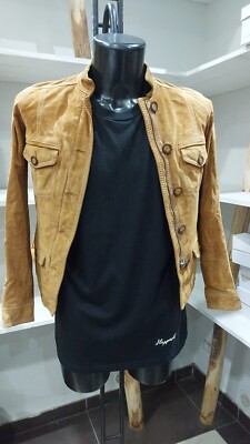 CONBIPEL LEATHER JACKET women woman brown size 42 PGC149LZ
