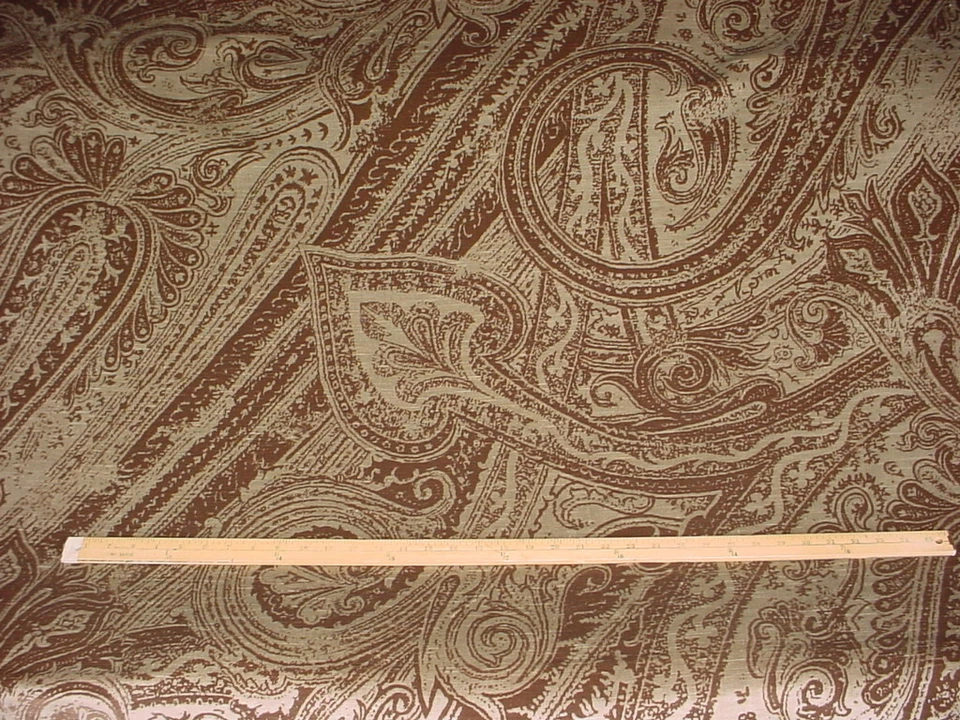Tela de tapicería de terciopelo de cachemira tamarindo Baroda Lee Jofa 2-1/4 años Foto 2 de 4