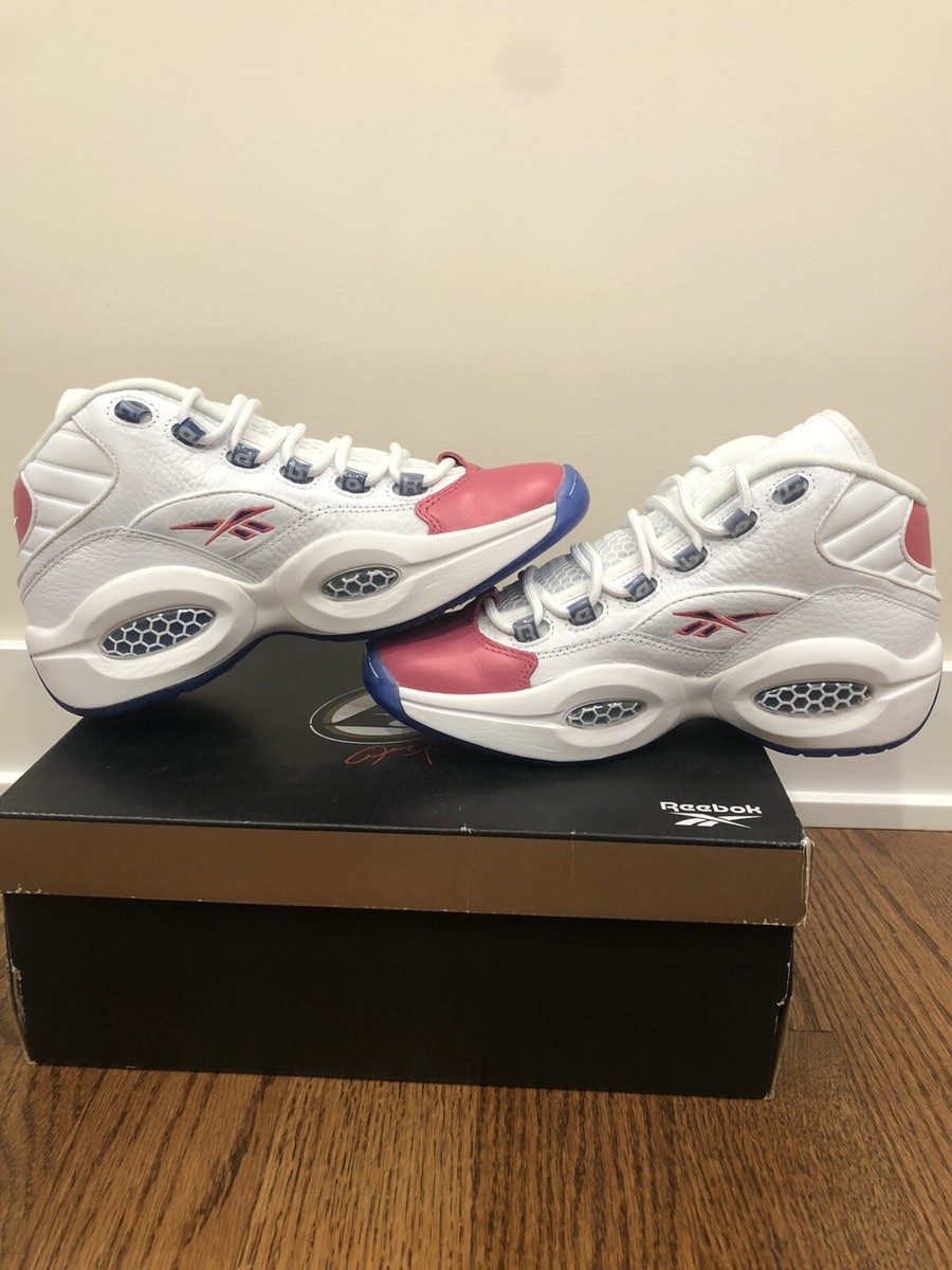 NEW Reebok Question Mid Eric Emanuel Pink Toe size