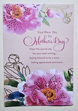 Happy Mother's Day /Greeting Card Large Format  Envelope 8x5,5" 