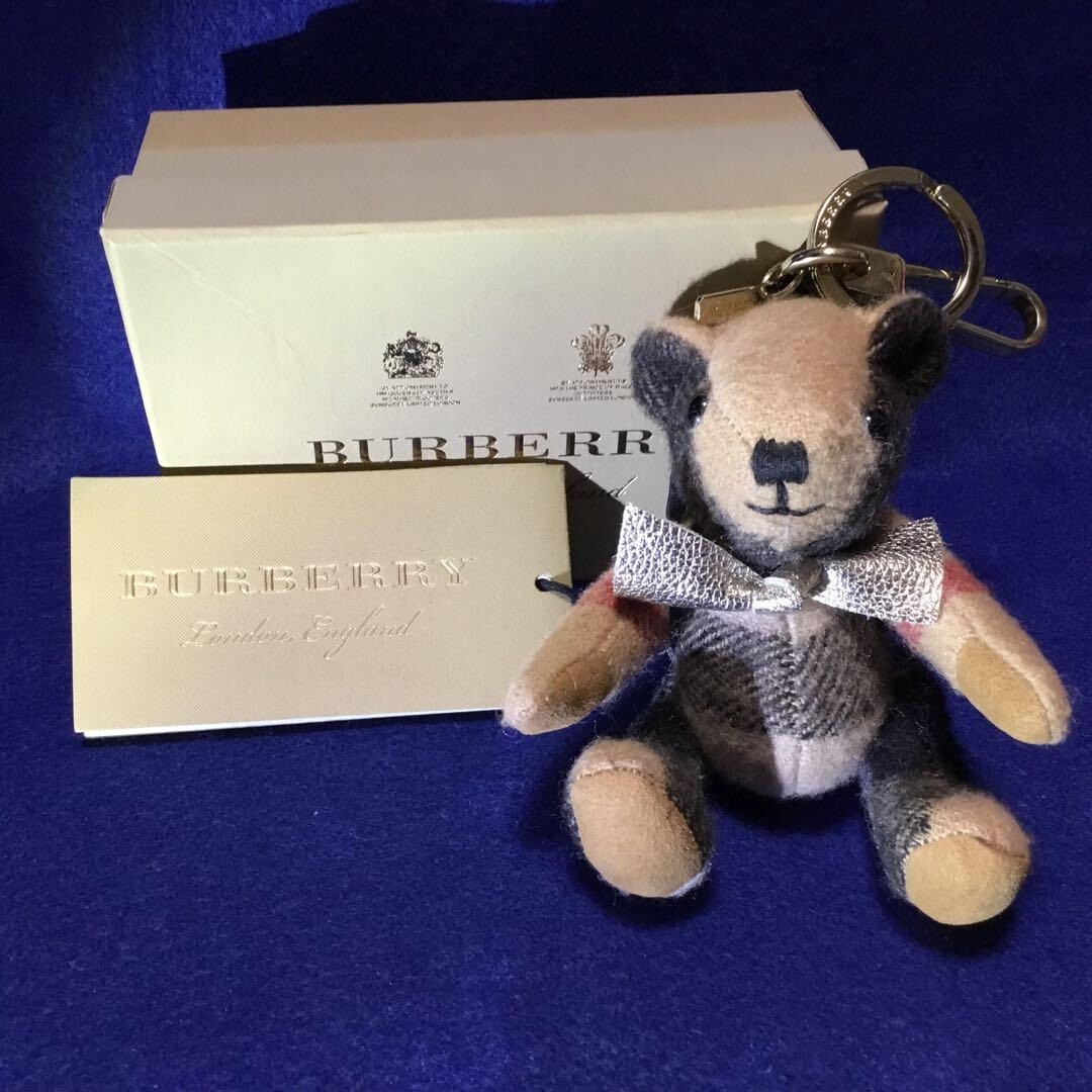 【Burberry】関税込★可愛すぎ★Thomas check bear key ring Burberry Thomas Bear Charm Key Ring Backpack With Box | eBay