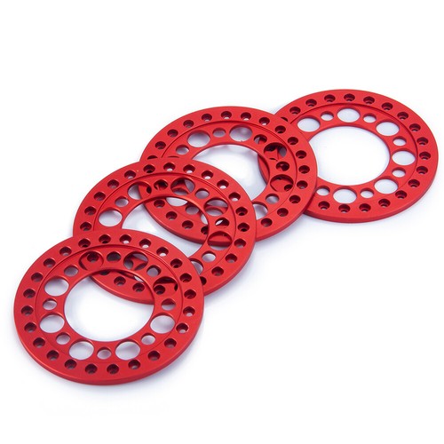 4 Stück für 2,2 Zoll Felgen 1:10 RC Crawler Ersatz Metallrad Beadlock Ringe - Bild 4 von 21