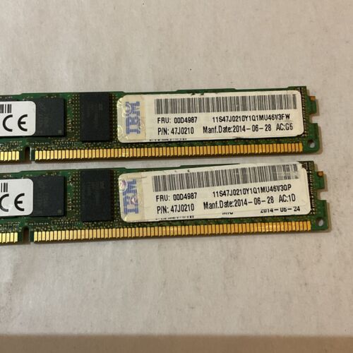 2 X 8GB MICRON MT18KSF1G72PDZ-1G4E1HF 8GB 2Rx8 PC3L-10600R REG SERVER MEMORY RAM - Picture 3 of 4