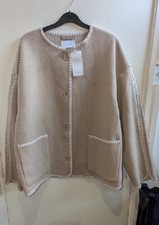 Womens Wool Blanket Stitch  Jacket  Size M