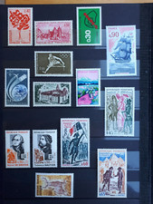 timbres France : 1972 YT n° 1716 à 1723 et 1725 à 1731 NEUF **