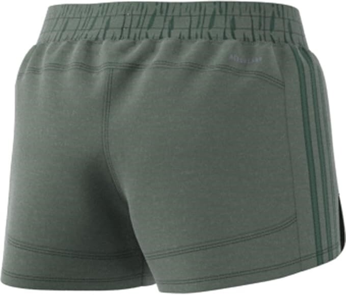 Adidas Women's Pacer 3_stripe Woven Training Shorts Green