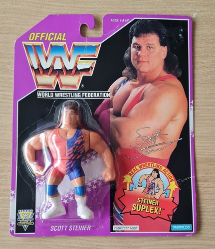 WWF WWE Hasbro Scott Steiner MOC Series 9 1994...