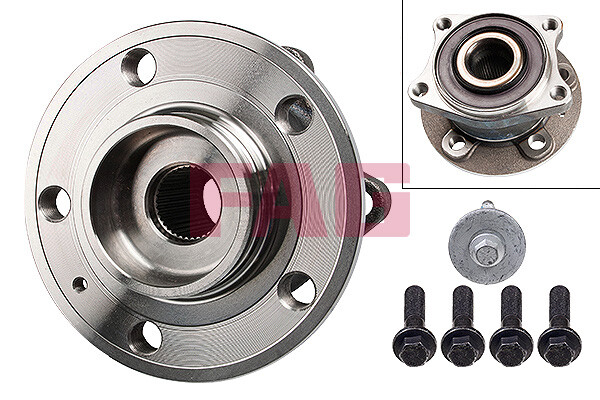 FAG 713 6186 30 Wheel Bearing Kit For Volvo-image