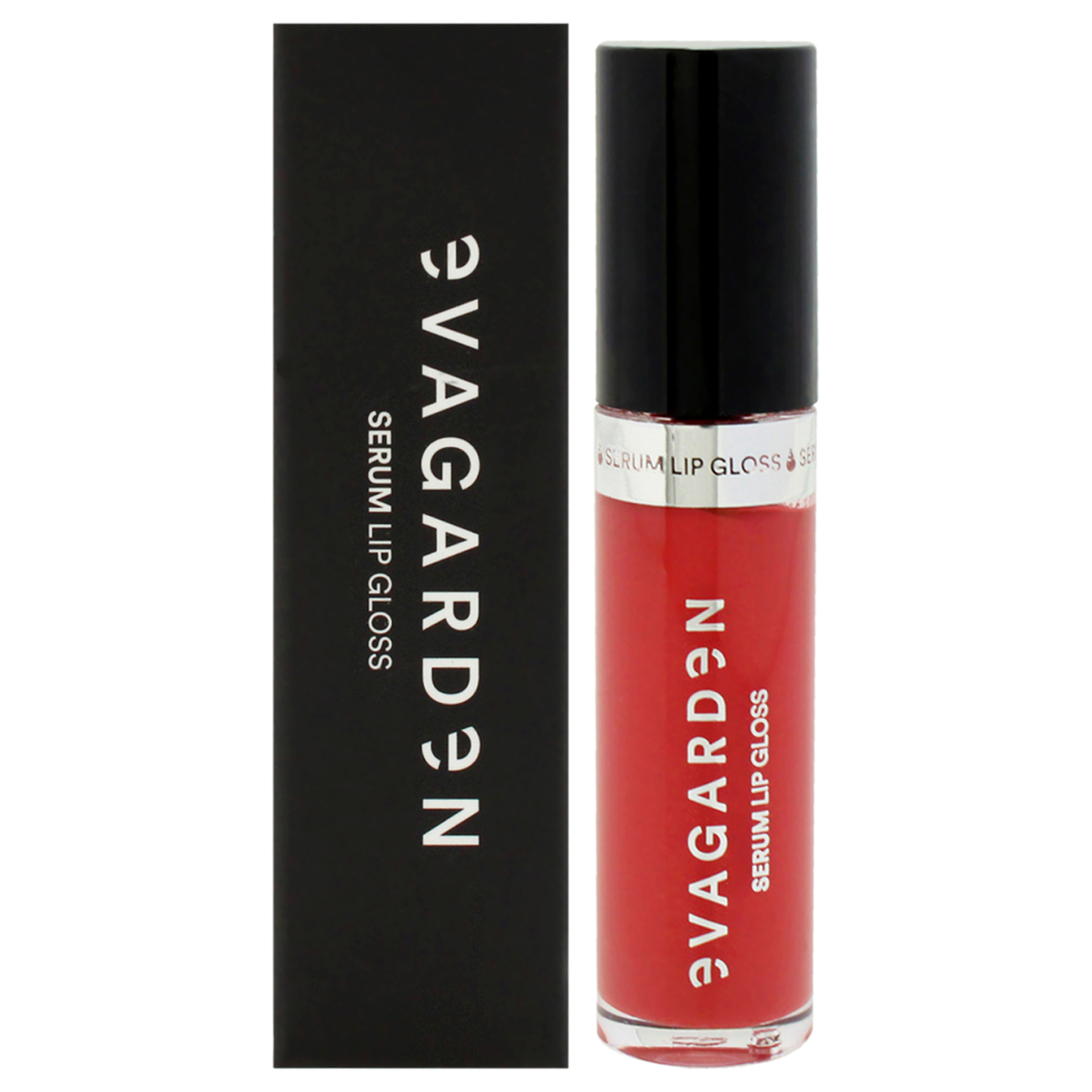 Evagarden Serum Lip Gloss in Red Orange 822 for Women 0.17 oz Hydrating Shine-image