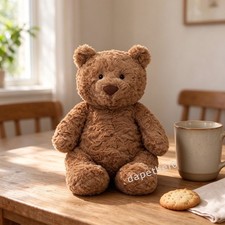 Jellycat Bartholomew Bear, Medium Plush Toy Gift with Tags + Dust Bag