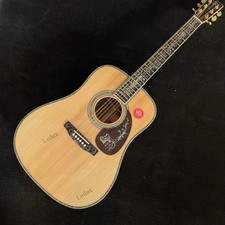 Acoustic Electric Guitar Deluxe D Solid Spruce Top Fishman Pickup 301 Inlay