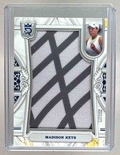 MADISON KEYS 2024 Topps Royalty Tennis Relic Jewels Jumbo Patch BLUE #'d /25