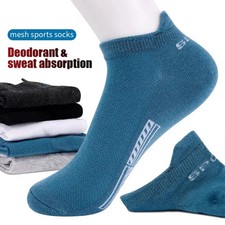 5 Pairs Men's Socks High Quality Women's Low Cut Round Neck Ankle Socks Sports M