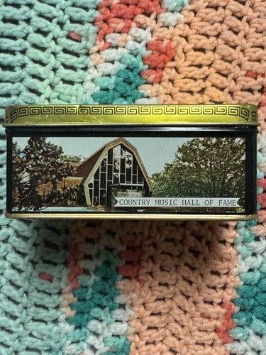 Vintage Souvenir Tin From Nashville TN 1960s Made In Hong Kong Rare Collectible - 第 4/6 張圖片