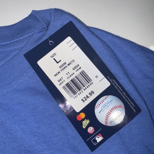 New York Mets MLB Majestic Men's Double Sided Queens T-Shirt Large - Picture 4 of 7