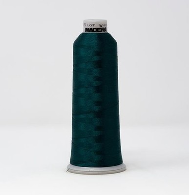 Madeira Polyneon #40 5500yd Thread Cone 1985 Deep Rain Forest