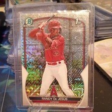 Topps 2023 Bowman Chrome Prospects Randy De Jesus #BCP-19 1st Mojo Angels