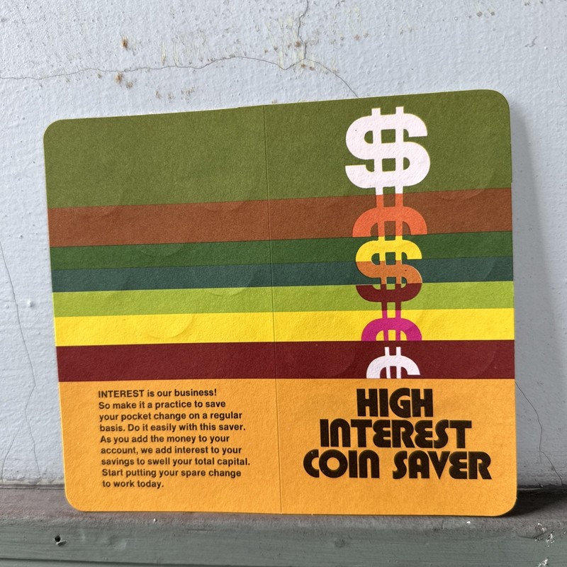 VTG Quarter Saver Fund Booklet Coin Saver The Perpetual Savings And Loan Company