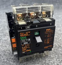 Fuji BB3AEA-020 EA33 20A 3 pole Circuit Breaker Used