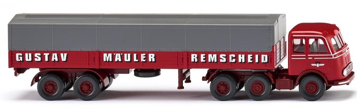 MERCEDES LPS 333 WIKING 6x4 Gustav Mäuler cadeau idéal pour collectionneur 1/87