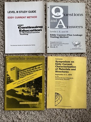 SNT NDT Level III Study Guide Bundle Eddy Current Method Flux Leakage Q&A (4)