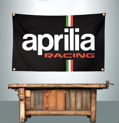 #ad APRILIA RACING 3#x27; X 5#x27; BANNER FLAG $16.79