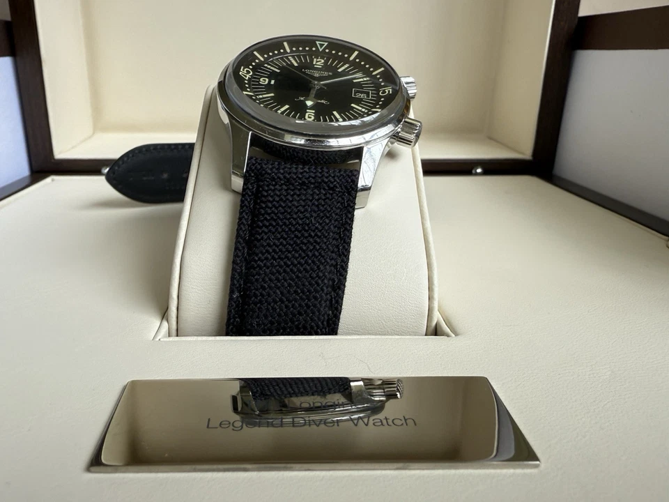 Reloj Longines Legend Diver Negro Unisex Adultos - L3.674.4 Foto 3 de 4