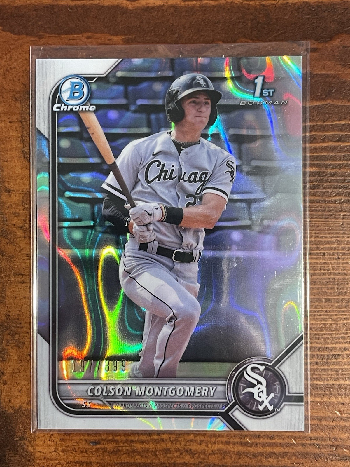2022 Bowman COLSON MONTGOMERY 1st Chrome Lava Refractor /399 #BCP-71