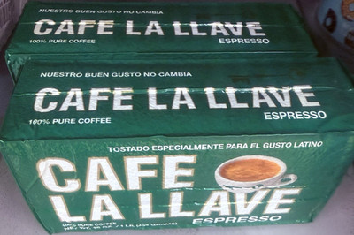 Café La Llave Espresso 100% Pure Coffee, Espresso Style Ground Coffee