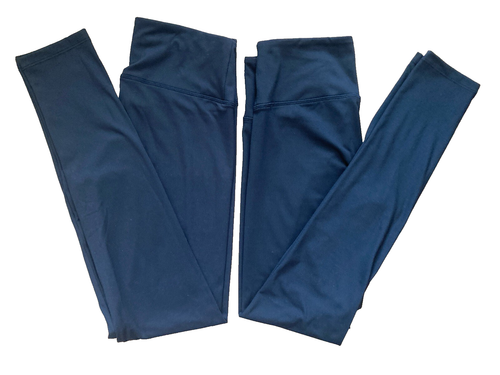 New Felina Ladies’ Wide Waistband Lightweight Legging Black/yoga Size M/2 Pack - Picture 3 of 3